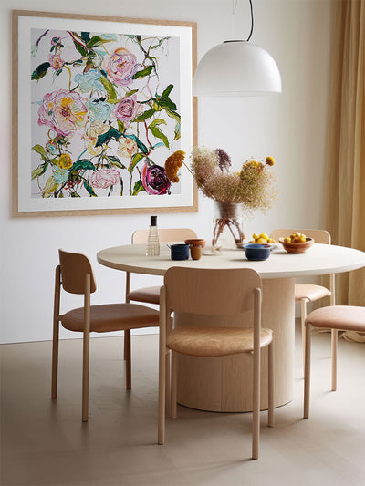 A Rosy Affair II Framed Art Print | Lifestyle