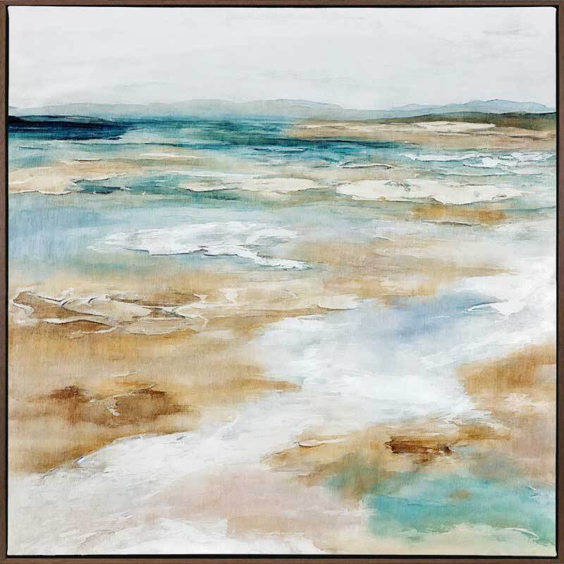 Sea Meets Sand Canvas Art Print