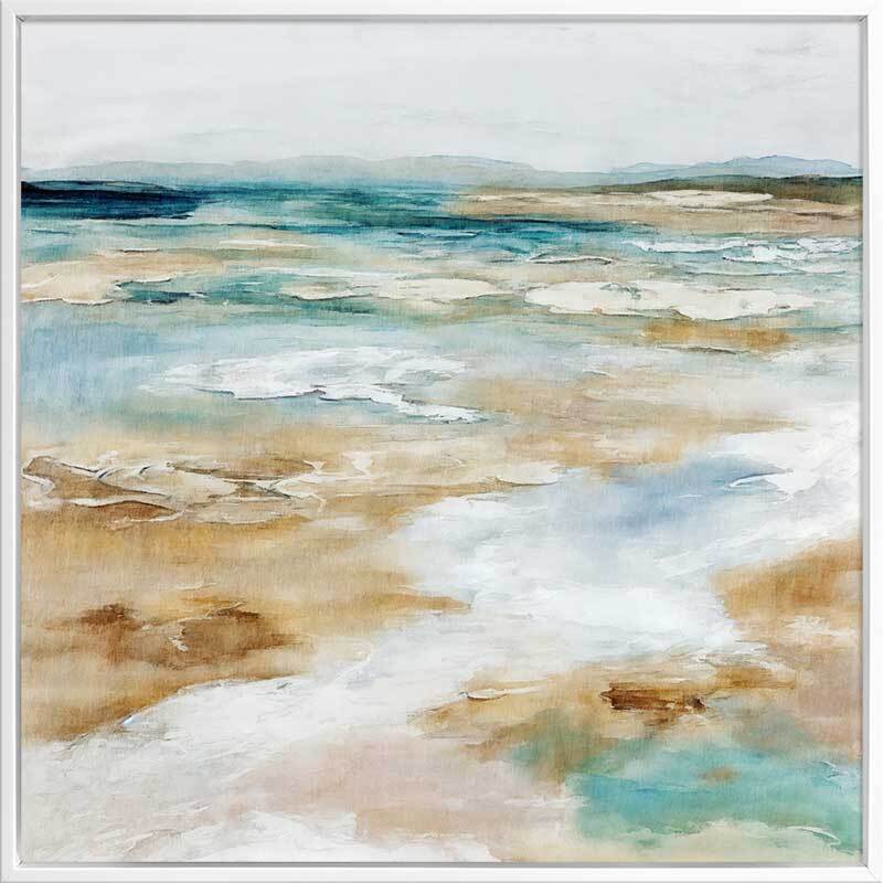 Sea Meets Sand Canvas Art Print