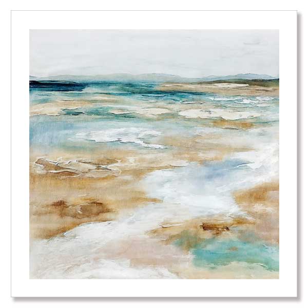 Sea Meets Sand Unframed Art Print