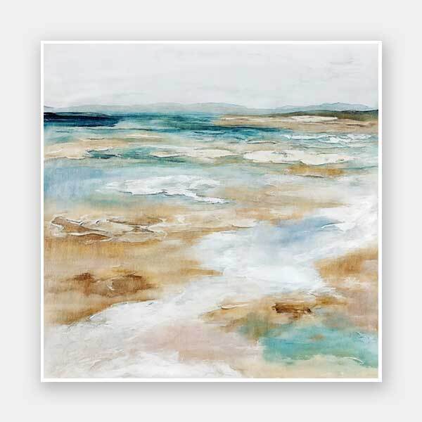 Sea Meets Sand Unframed Art Print