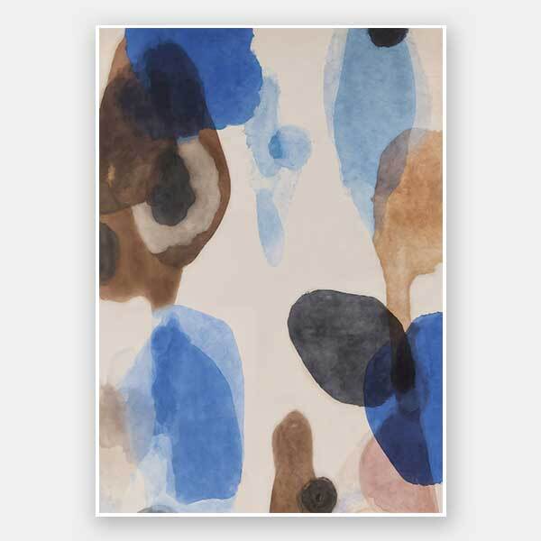 Indigo Impressions II Unframed Art Print