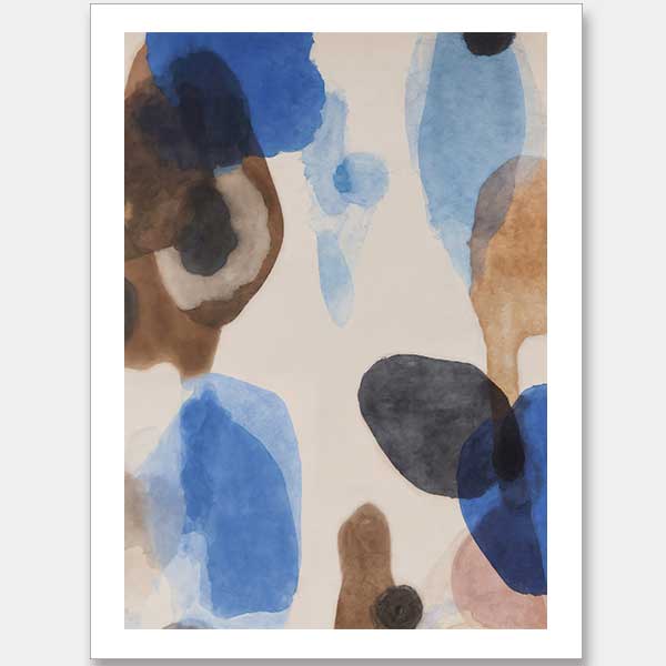 Indigo Impressions II Unframed Art Print