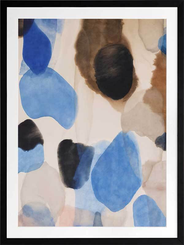 Indigo Impressions III Framed Art Print