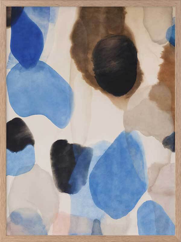 Indigo Impressions III Framed Art Print