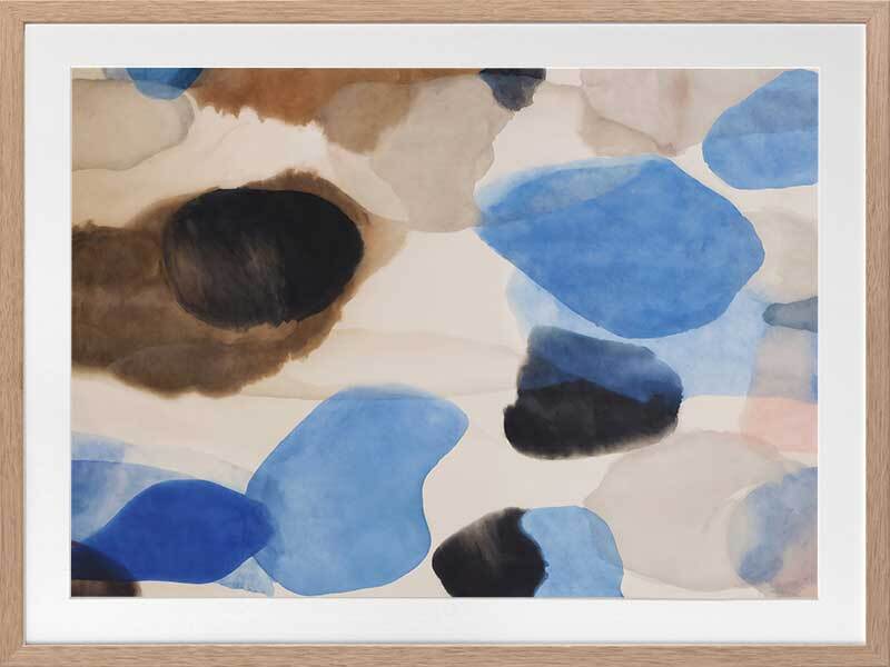 Indigo Impressions III Framed Art Print