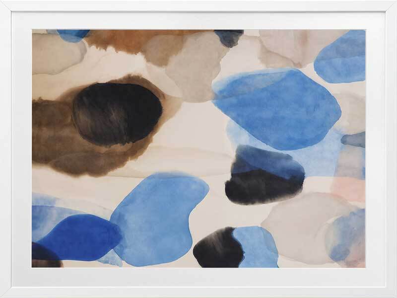 Indigo Impressions III Framed Art Print