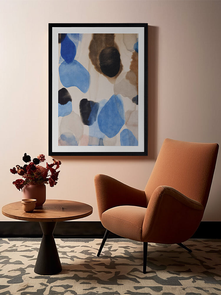 Indigo Impressions III Framed Art Print | Lifestyle