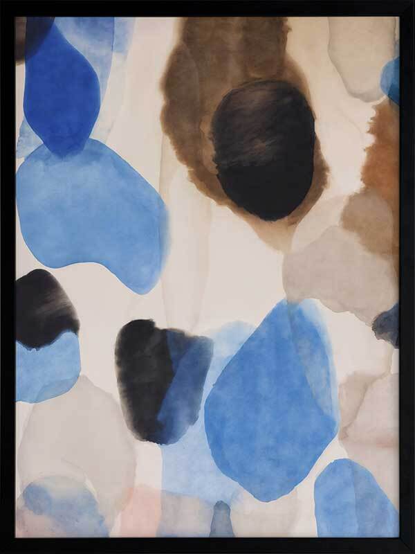 Indigo Impressions III Framed Art Print