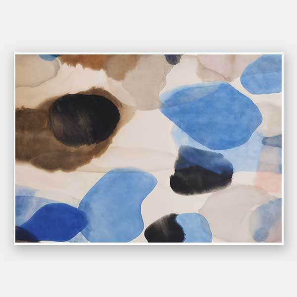 Indigo Impressions III Unframed Art Print