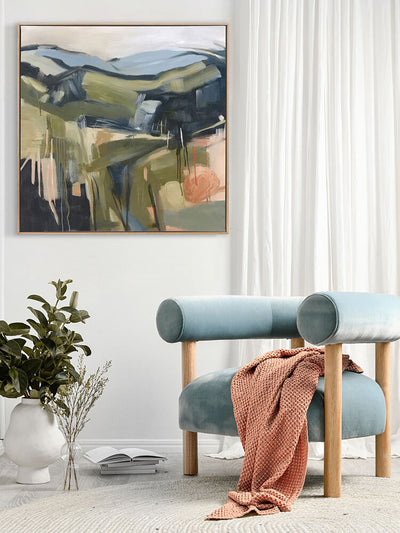 Waiting by the Hilltops Canvas Art Print | Lifestyle