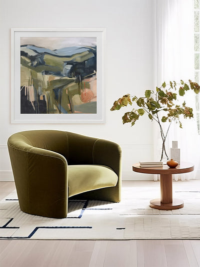 Waiting by the Hilltops Framed Art Print | Lifestyle