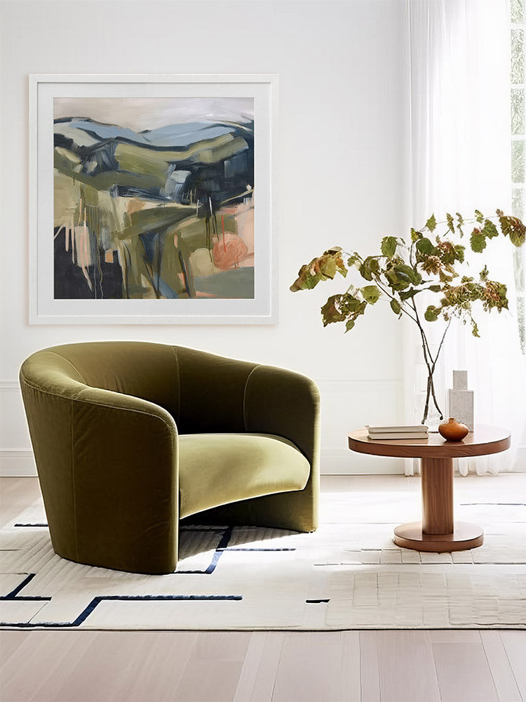 Waiting by the Hilltops Framed Art Print | Lifestyle