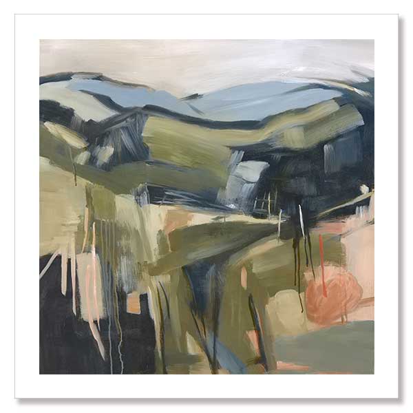 Waiting by the Hilltops Unframed Art Print