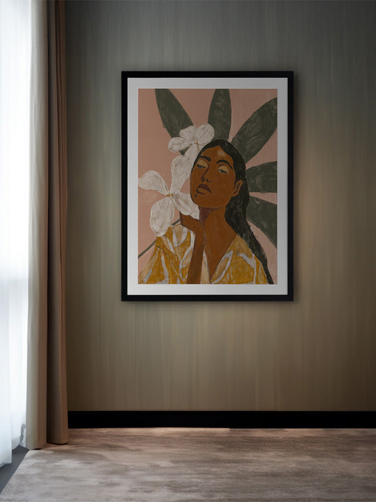 Pocah Framed Art Print | Lifestyle