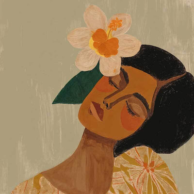 Flower Child Canvas Art Print