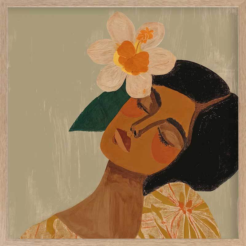 Flower Child Framed Art Print