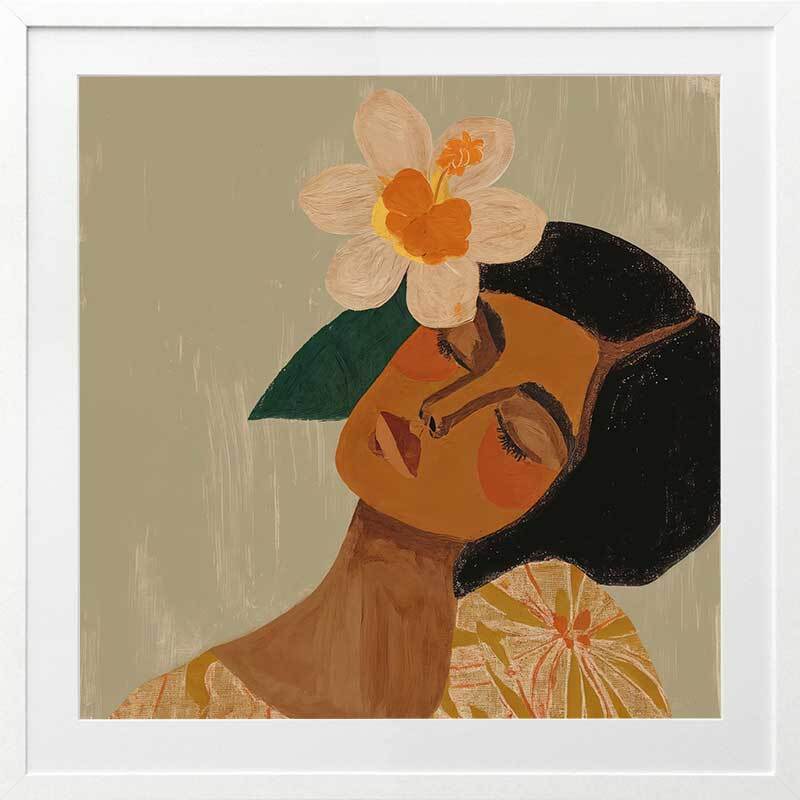 Flower Child Framed Art Print