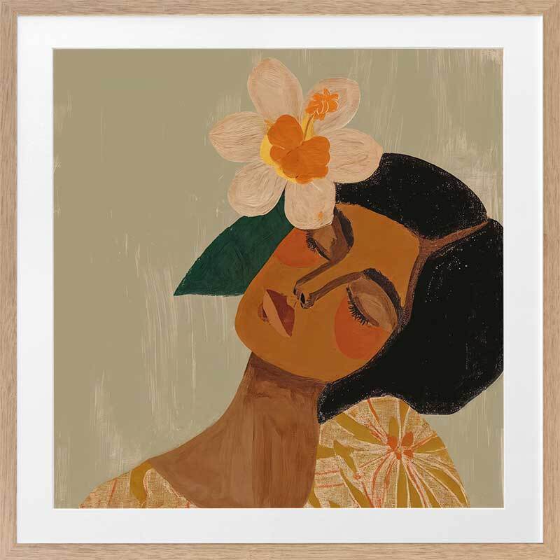 Flower Child Framed Art Print