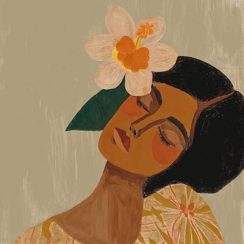 Flower Child Canvas Art Print