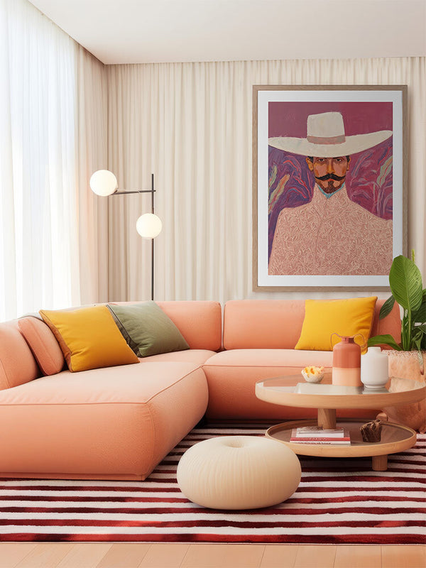 Vaquero Framed Art Print | Lifestyle