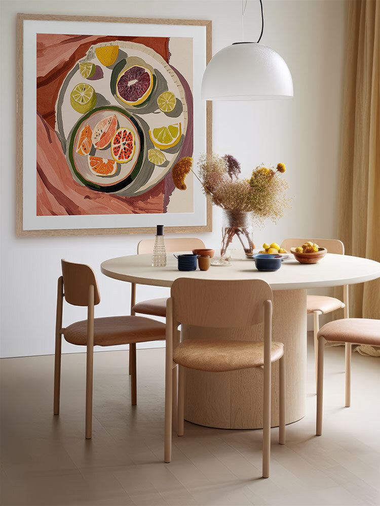 Sun-Soaked Fruit Framed Art Print | Lifestyle