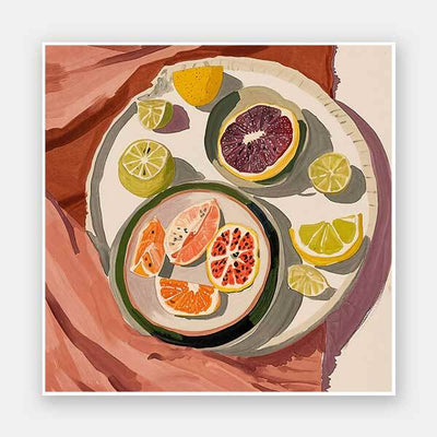 Sun-Soaked Fruit Unframed Art Print