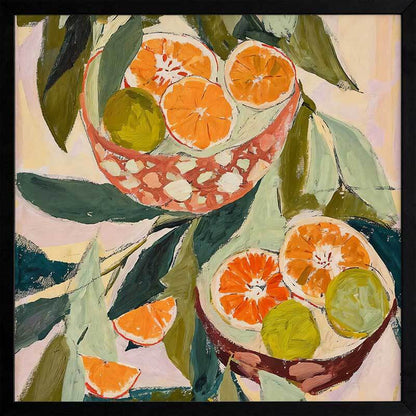 Wild Oranges Framed Art Print