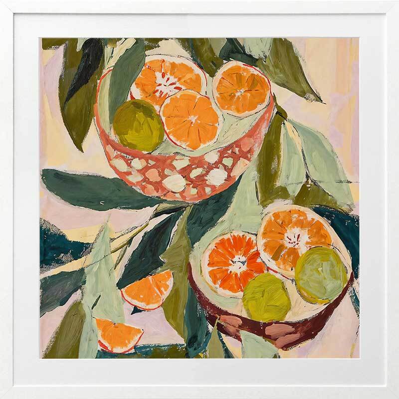 Wild Oranges Framed Art Print