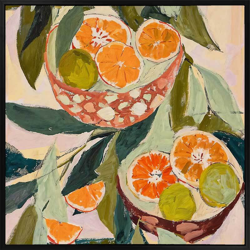 Wild Oranges Canvas Art Print