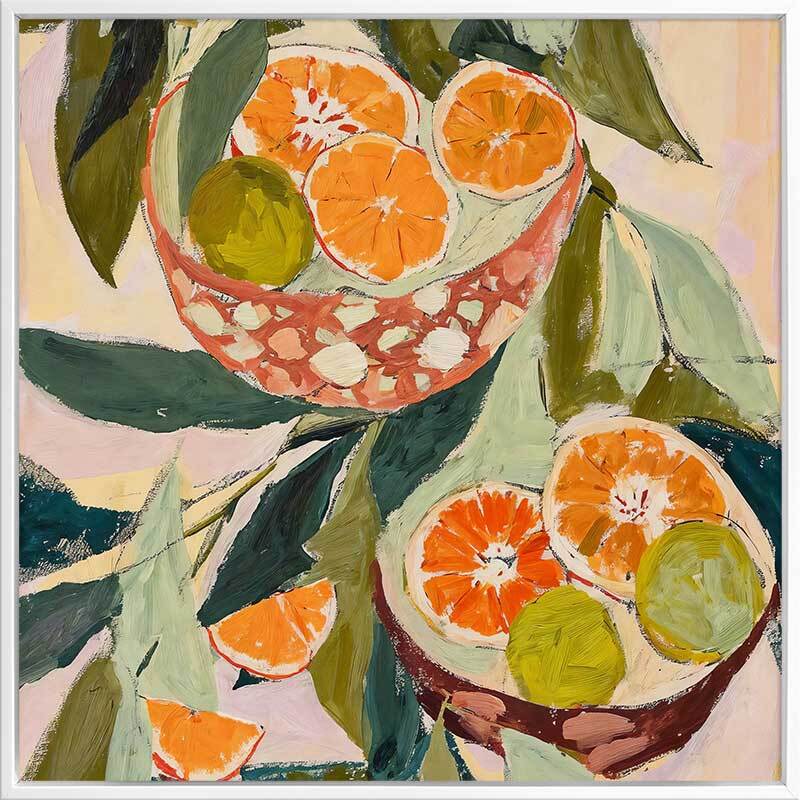 Wild Oranges Canvas Art Print