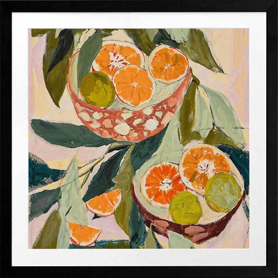 Wild Oranges Framed Art Print