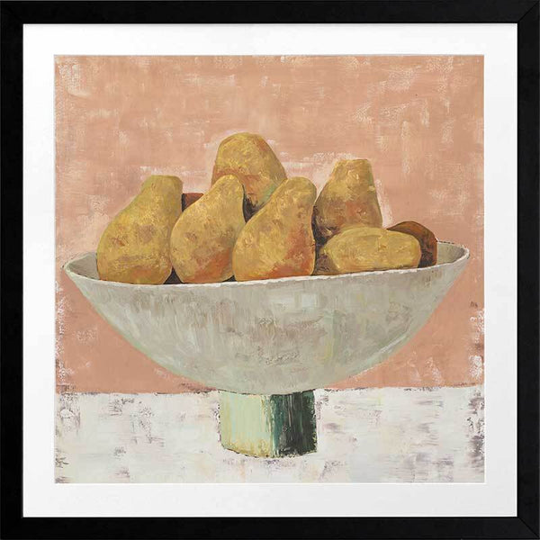 Bowl of Pears Framed Art Print