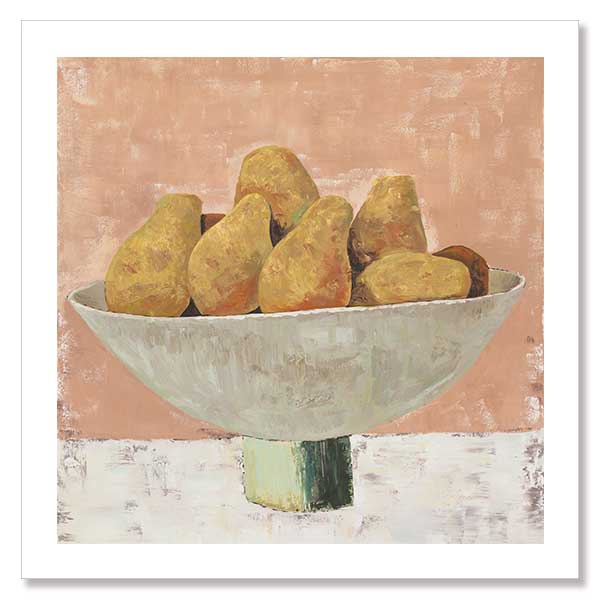 Bowl of Pears Unframed Art Print