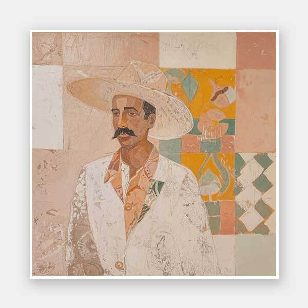 Músico Unframed Art Print