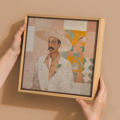 Músico - Oak Box Frame Canvas - 30x30
