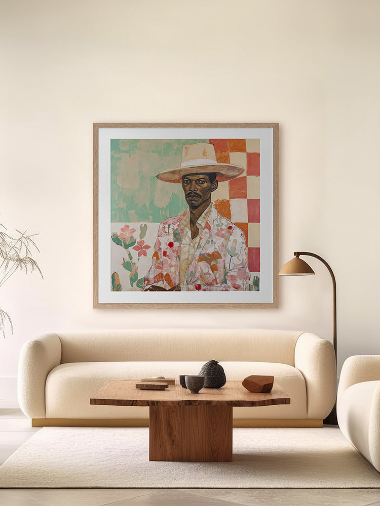 Valiente Framed Art Print | Lifestyle