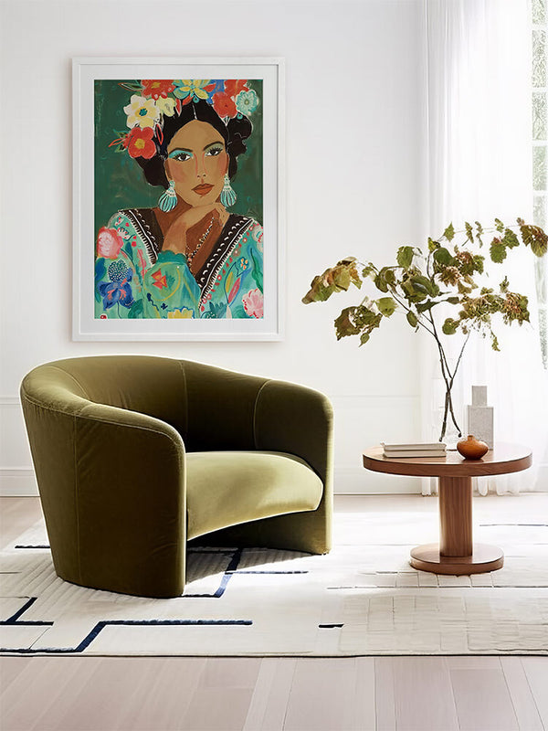 Frida Framed Art Print | Lifestyle