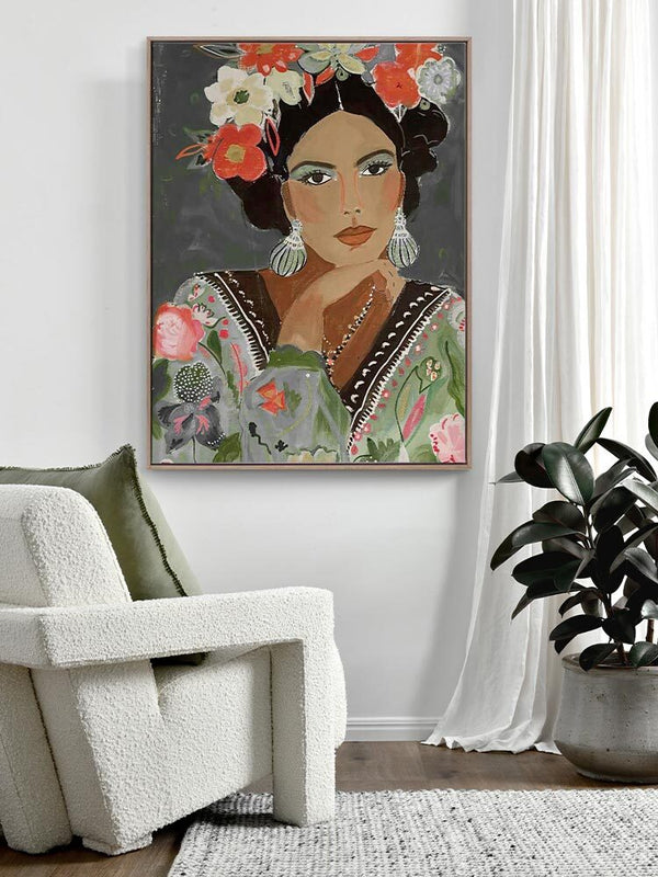 Frida Canvas Art Print | Lifestyle