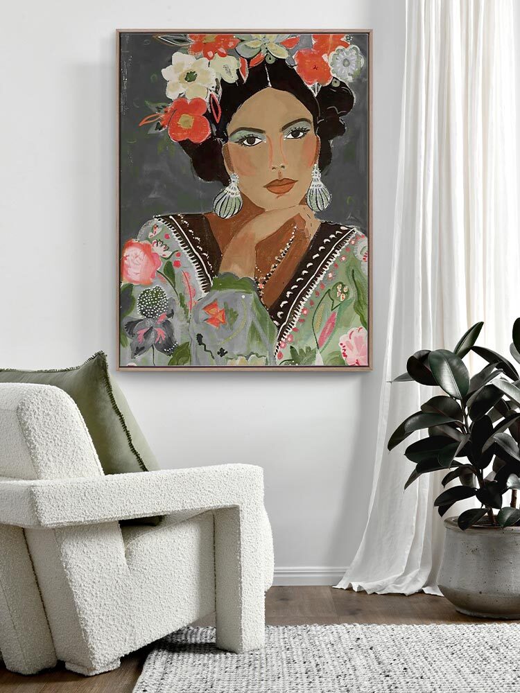 Frida Canvas Art Print | Lifestyle