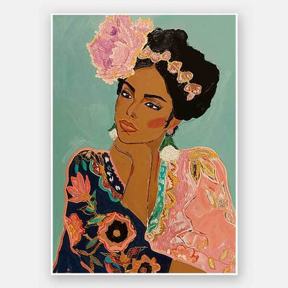 Rebel Rosa Unframed Art Print