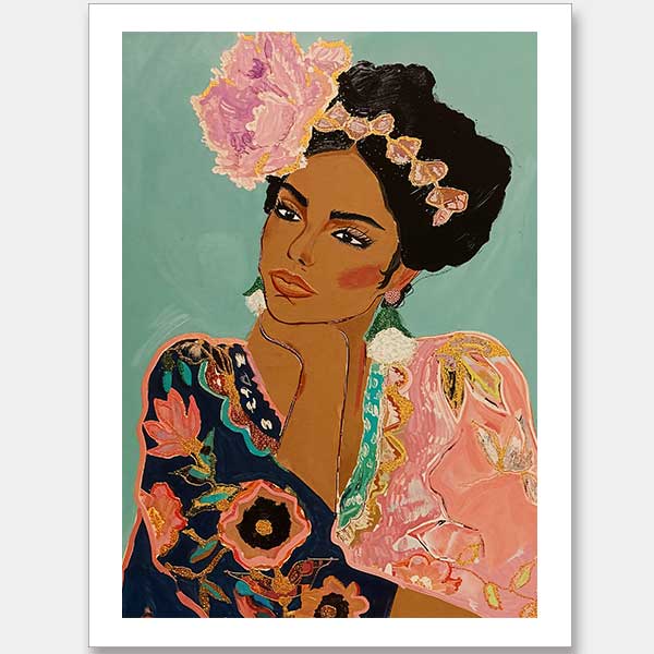 Rebel Rosa Unframed Art Print
