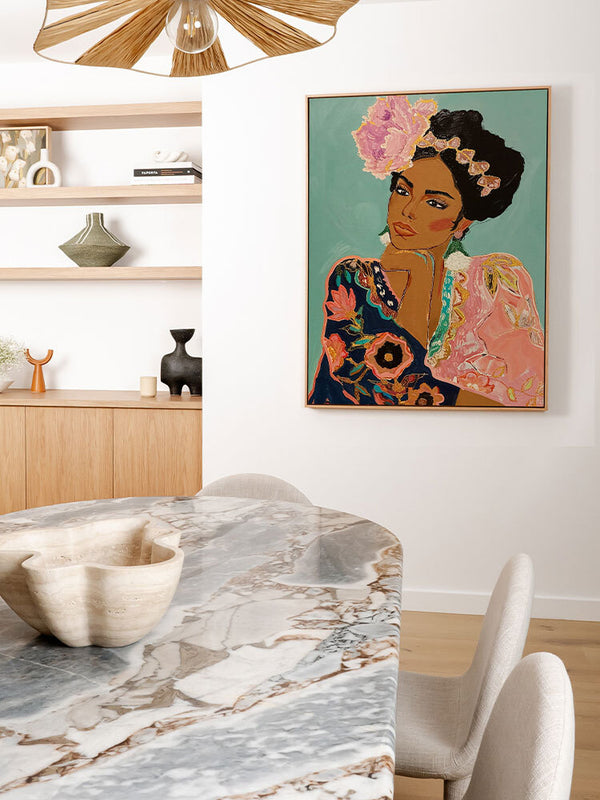 Rebel Rosa Canvas Art Print | Lifestyle