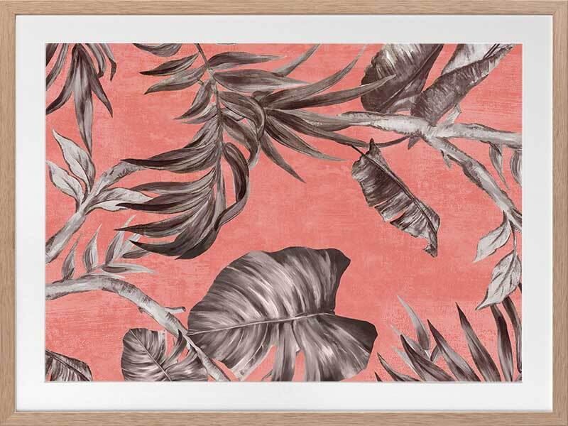 Book of Palms I Framed Art Print