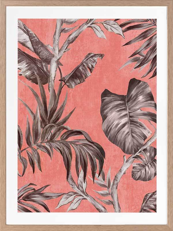 Book of Palms I Framed Art Print