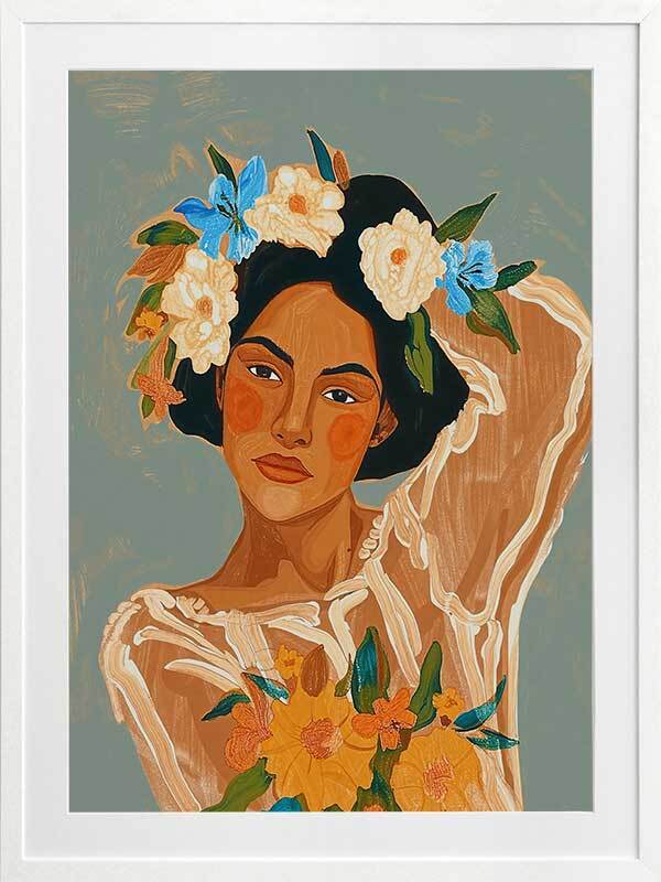 Senorita Framed Art Print