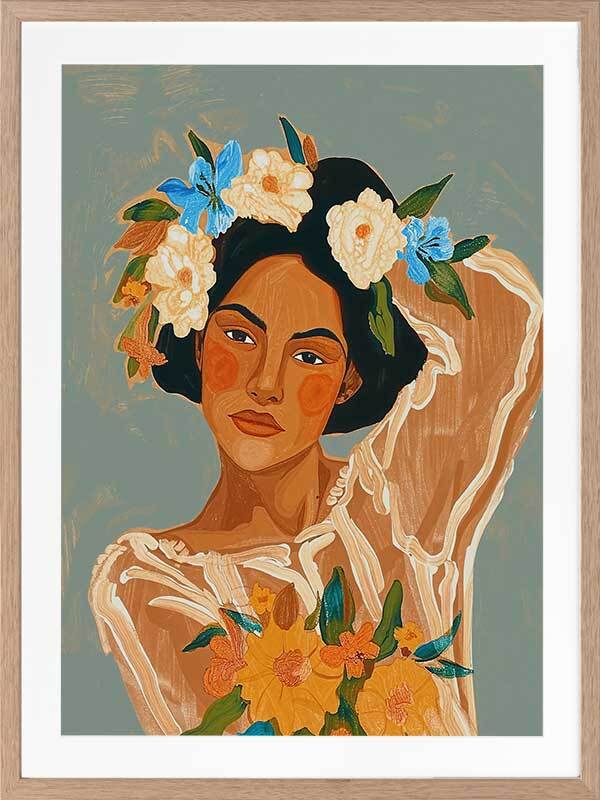 Senorita Framed Art Print