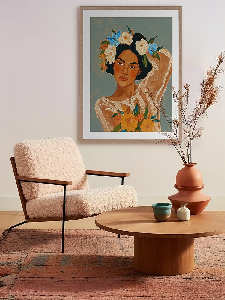 Senorita Framed Art Print | Lifestyle