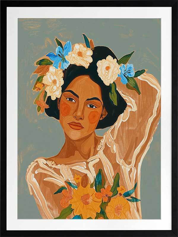 Senorita Framed Art Print