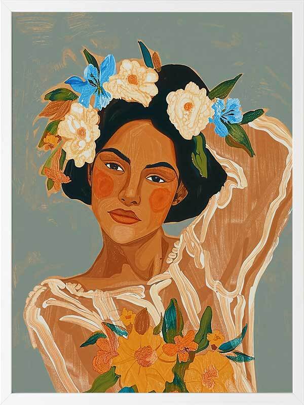 Senorita Framed Art Print